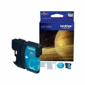 Original Ink Cartridge Brother LC-1100C Cyan (28 Pieces) by Brother, Adhesive labels and stickers - Ref: S9912895, Price: 14,...