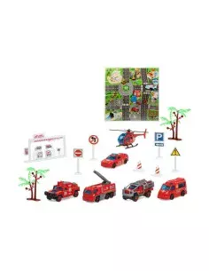 Spielset Fahrzeuge Sanitation 54 x 34 cm | Tienda24 Tienda24.eu