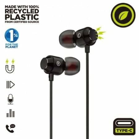 Headphones with Headband MCHPH0006 Black | Tienda24 - Global Online Shop Tienda24.eu