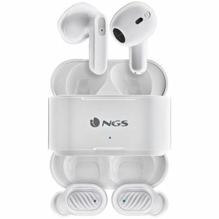 In-ear Bluetooth Headphones NGS ARTICA DUO White by NGS, Single ear Bluetooth headphones - Ref: S9914981, Price: 40,06 €, Dis...