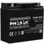 Bateria para Sistema Interactivo de Fornecimento Ininterrupto de Energia Phasak PHB 1218 12 V de Phasak, Substituição de bate...