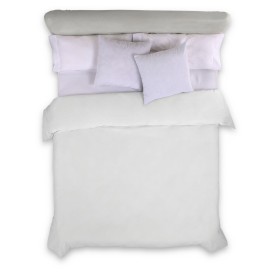 Housse de Couette Alexandra House Living Blanc 150 x 220 cm de Alexandra House Living, Couettes et housses de couette - Réf :...