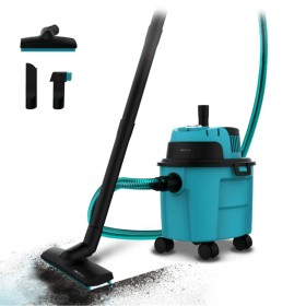 Aspirateur cyclonique Cecotec Conga Rockstar Wet & Dry Compact Gris Noir/Bleu 1000 W de Cecotec, Aspirateurs traîneaux - Réf ...