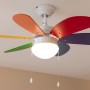 Ceiling Fan with Light Cecotec EnergySilence Aero 360 ColorFull 50 W by Cecotec, Ceiling Fans with Lamp - Ref: V1709126, Pric...