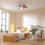 Ceiling Fan with Light Cecotec EnergySilence Aero 365 White Wood 50 W by Cecotec, Ceiling Fans with Lamp - Ref: V1709127, Pri...