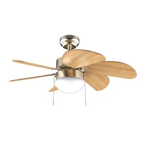 Deckenventilator mit Lampe Cecotec EnergySilence Aero 360 Gold Holz 50 W von Cecotec, Deckenventilatoren mit Beleuchtung - Re...