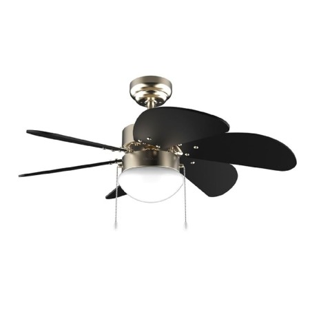 Ceiling Fan with Light Cecotec EnergySilence Aero 365 Golden Wood 50 W by Cecotec, Ceiling Fans with Lamp - Ref: V1709131, Pr...