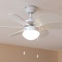 Ventilatore da Soffitto con Luce Cecotec EnergySilence Aero 3600 Vision Full Bianco 50 W di Cecotec, Ventilatori da soffitto ...