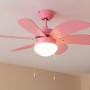 Ceiling Fan with Light Cecotec EnergySilence Aero 3600 Vision Full Pink 50 W by Cecotec, Ceiling Fans with Lamp - Ref: V17091...