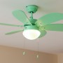 Ventilador de Teto com Luz Cecotec EnergySilence Aero 3600 Vision Full Verde 50 W de Cecotec, Ventoinhas de teto com candeeir...