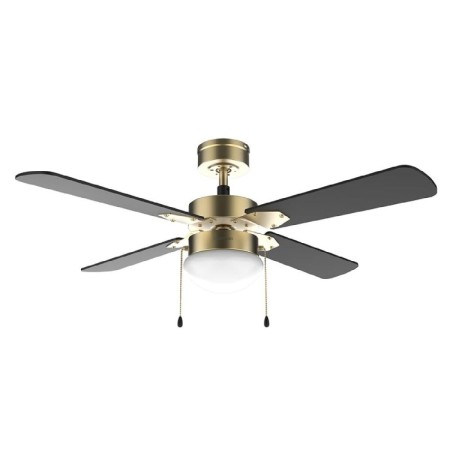 Ventilador de Teto com Luz Cecotec EnergySilence Aero 450 Preto Dourado 50 W de Cecotec, Ventoinhas de teto com candeeiro - R...