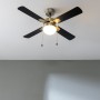 Ceiling Fan with Light Cecotec EnergySilence Aero 450 Black Golden 50 W by Cecotec, Ceiling Fans with Lamp - Ref: V1709148, P...