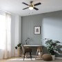 Ventilateur de Plafond avec Lumière Cecotec EnergySilence Aero 450 Noir Doré 50 W de Cecotec, Ventilateurs de plafond avec la...