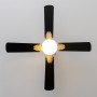 Ventilador de Teto com Luz Cecotec EnergySilence Aero 450 Preto Dourado 50 W de Cecotec, Ventoinhas de teto com candeeiro - R...