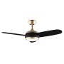 Ceiling Fan with Light Cecotec EnergySilence Aero 4265 Black Golden 18 W 65 W by Cecotec, Ceiling Fans with Lamp - Ref: V1709...