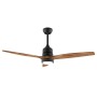 Ventilatore da Soffitto con Luce Cecotec EnergySilence Aero 5275 DarkWood Nero 18 W 40 W Legno di Cecotec, Ventilatori da sof...