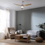 Ventilador de Teto com Luz Cecotec EnergySilence Aero 5275 LightWood Branco 18 W 40 W Madeira de Cecotec, Ventoinhas de teto ...