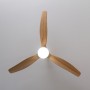 Ventilatore da Soffitto con Luce Cecotec EnergySilence Aero 5275 LightWood Bianco 18 W 40 W Legno di Cecotec, Ventilatori da ...