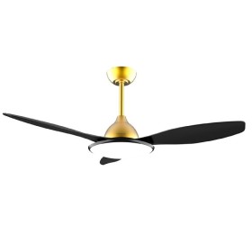 Ceiling Fan with Light Cecotec EnergySilence 4800 Black Golden 36 W by Cecotec, Ceiling Fans with Lamp - Ref: V1709191, Price...