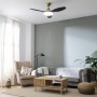 Ceiling Fan with Light Cecotec EnergySilence 4800 Black Golden 36 W by Cecotec, Ceiling Fans with Lamp - Ref: V1709191, Price...