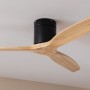 Ceiling Fan Cecotec EnergySilence Aero 5500 Aqua Black 40 W Ø132 cm Wood by Cecotec, Ceiling Fans - Ref: V1709207, Price: 128...