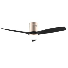 Ventilador de Teto com Luz Cecotec EnergySilence Aero 5600 Aqua Preto Dourado 20 W 40 W de Cecotec, Ventoinhas de teto com ca...