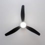 Ceiling Fan with Light Cecotec EnergySilence Aero 5600 Aqua Black Golden 20 W 40 W by Cecotec, Ceiling Fans with Lamp - Ref: ...