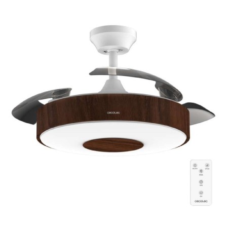 Ceiling Fan with Light Cecotec Energysilence Aero 4200 35 W Wood by Cecotec, Ceiling Fans with Lamp - Ref: V1709355, Price: 9...