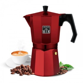 Cafeteira Italiana Cecotec Mokclassic 600 Vermelho de Cecotec, Cafeteiras italianas - Ref: V1709571, Preço: 17,50 €, Desconto: %