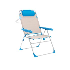 Folding Chair Marbueno Blue Beige 61 x 82 x 68 cm | Tienda24 - Global Online Shop Tienda24.eu