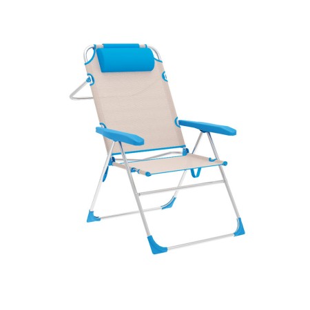 Chaise Pliante Marbueno Bleu Beige 67 x 99 x 66 cm | Tienda24 - Global Online Shop Tienda24.eu