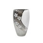 Vase Romimex Blanc Argenté Céramique 16 x 30 x 9 cm | Tienda24 - Global Online Shop Tienda24.eu