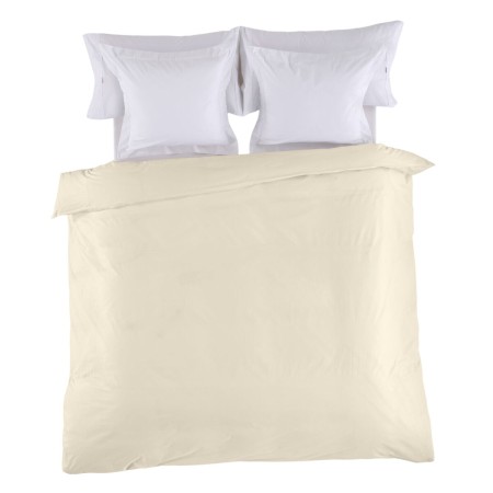 Housse de Couette Alexandra House Living Crème 220 x 220 cm de Alexandra House Living, Couettes et housses de couette - Réf :...