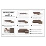 Sofa Cover Hosteline CAMERON Burgundy | Tienda24 - Global Online Shop Tienda24.eu