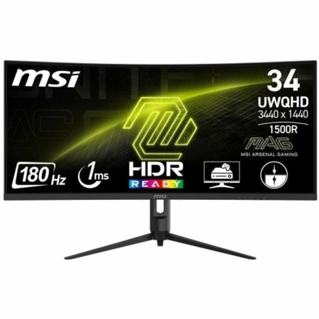 Écran MSI MAG 342CQR E2 34" UltraWide Quad HD 50 - 60 Hz 180 Hz | Tienda24 - Global Online Shop Tienda24.eu