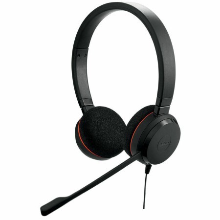 Auriculares con Micrófono Jabra Evolve 20 MS Stereo Negro | Tienda24 - Global Online Shop Tienda24.eu