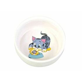 Mangeoire pour chats Trixie Blanc Gris | Tienda24 - Global Online Shop Tienda24.eu