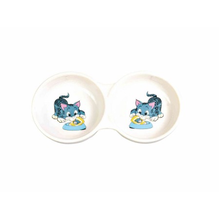 Cat Feeder Trixie White | Tienda24 - Global Online Shop Tienda24.eu