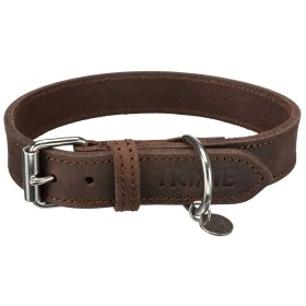 Dog collar Trixie Premium Hazelnut XXS/XS 15-25 cm | Tienda24 - Global Online Shop Tienda24.eu