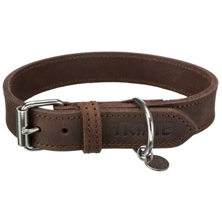 Collier pour Chien Trixie Rustic Brun foncé M 37-44 cm | Tienda24 - Global Online Shop Tienda24.eu