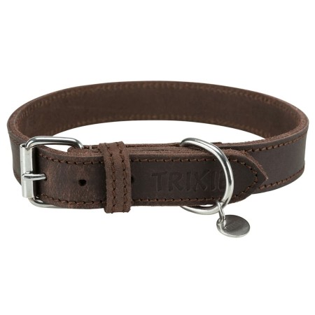 Collar para Perro Trixie Rustic Marrón oscuro M/L 42-48 cm | Tienda24 - Global Online Shop Tienda24.eu