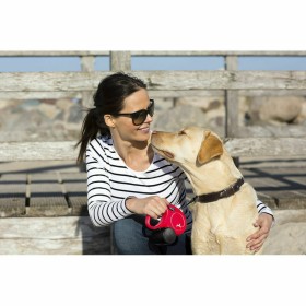 Trela ajustável para cão Trixie Cavo Vermelho S/M 2 m | Tienda24 - Global Online Shop Tienda24.eu