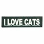 Étiquettes pour harnais Trixie I LOVE CATS L | Tienda24 - Global Online Shop Tienda24.eu