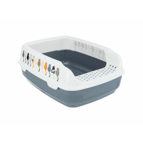 Cat Litter Box Trixie Carlo Grey Plastic | Tienda24 - Global Online Shop Tienda24.eu