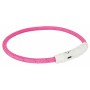 Coleira LED para Animais de Estimação Trixie Cor de Rosa L/XL | Tienda24 - Global Online Shop Tienda24.eu