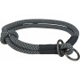 Collar de Adiestramiento para Perros Trixie Soft Rope Negro Gris L/XL 55 cm | Tienda24 - Global Online Shop Tienda24.eu