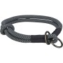 Dog Training Collars Trixie Soft Rope Black Grey S/M 40 cm | Tienda24 - Global Online Shop Tienda24.eu