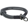 Collier d'entraînement pour chiens Trixie Soft Rope Noir Gris S/M 40 cm | Tienda24 - Global Online Shop Tienda24.eu