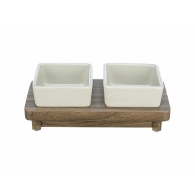 Slow Eating Food Bowl for Pets Beige Plastic (27 x 7,5 x 27 cm) (12 Units) | Tienda24 - Global Online Shop Tienda24.eu