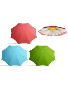 Sonnenschirm für Strandkorb Blau (120 cm) | Tienda24 Tienda24.eu